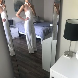 Ivory jumpsuit by Amanda Uprichard